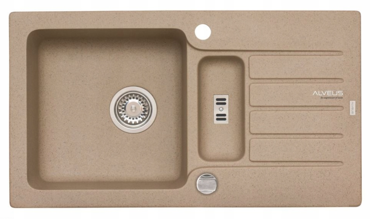 Zlewozmywaki granitowe 1,5 komorowe