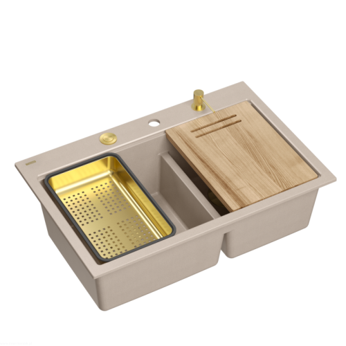 Zlewozmywak-granitowy-MARC-120-WORKSTATION-dwukomorowy-wpuszczany-pearl-beigeelementy-zlote-Quadron.jpg