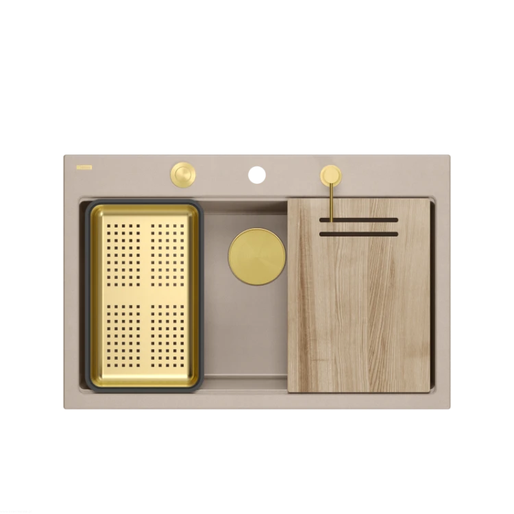 Zlewozmywak-granitowy-MARC-110-WORKSTATION-jednokomorowy-wpuszczany-pearl-beigeelementy-zlote-Quadro.jpg