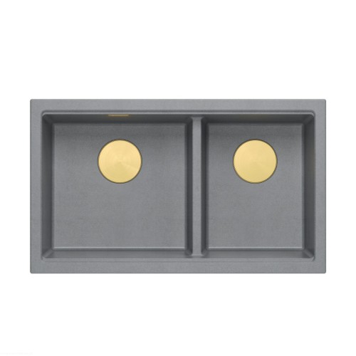 Zlewozmywak-granitowy-LOGAN-120-dwukomorowy-podwieszany-silver-stoneelementy-zlote-Quadron.jpg