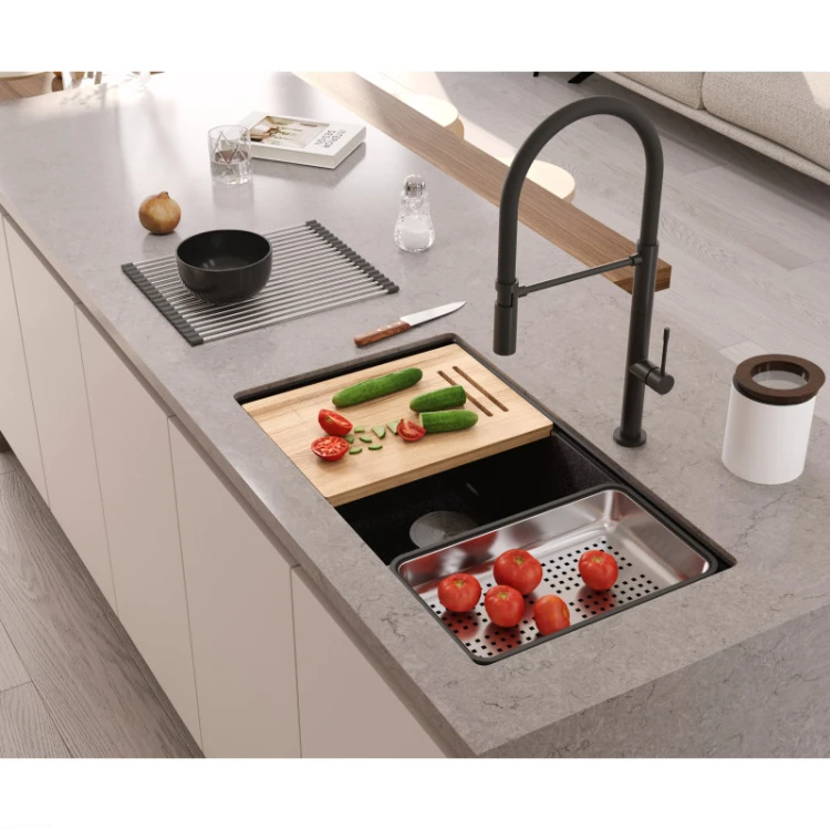 Zlewozmywak-granitowy-LOGAN-120-dwukomorowy-podwieszany-pure-carbonelementy-zlote-Quadron.jpg