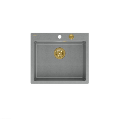 Zlewozmywak-granitowy-MORGAN-110-jednokomorowy-na-rowni-z-blatem-silver-stoneelementy-zlote-Quadron.jpg