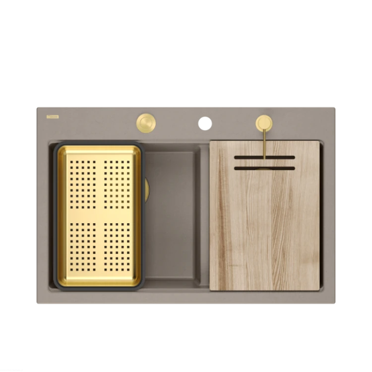 Zlewozmywak-granitowy-MARC-120-WORKSTATION-dwukomorowy-wpuszczany-soft-taupeelementy-zlote-Quadron.jpg