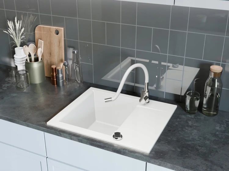 ZLEWOZMYWAK-GRANITOWY-Zlew-kuchenny-ESTEIN-59-bialy-59-x-50-cm-Kolor-bialy